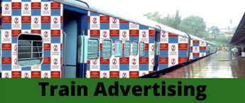 Train Wrap Advertising , Kushinagar Express Train Vinyl Wrapping